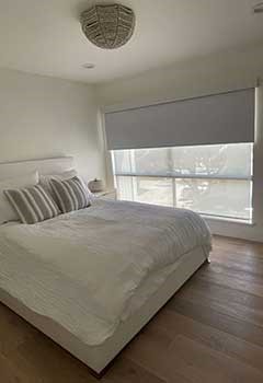 Bedroom Motorized Blackout Blinds In Oceanside